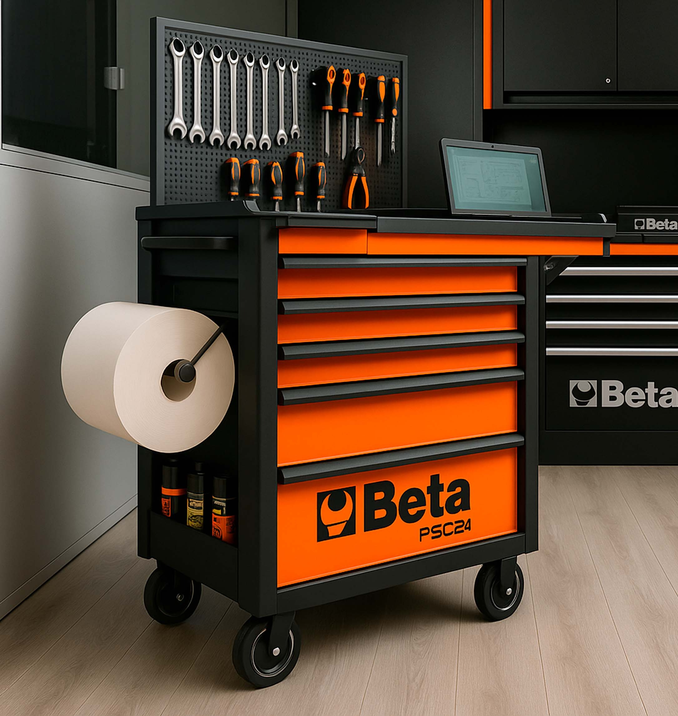 Chariot d’Outils Professionnel Beta™ – 8 Tiroirs + Kit de 333 Pièces