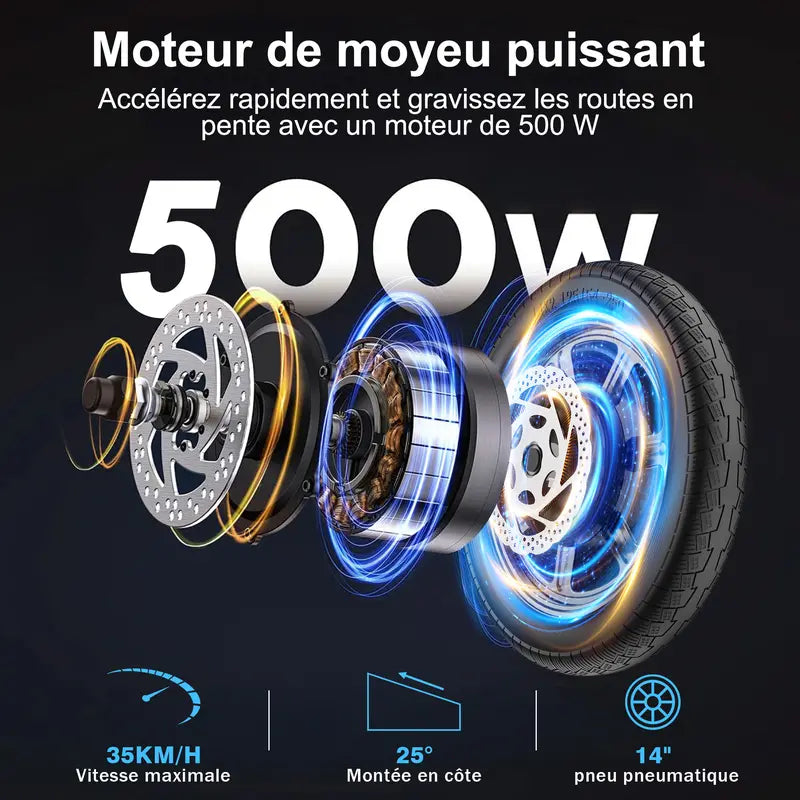 Trotinette Électrique SelleRide 500w