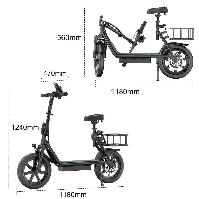 Trotinette Électrique SelleRide 500w