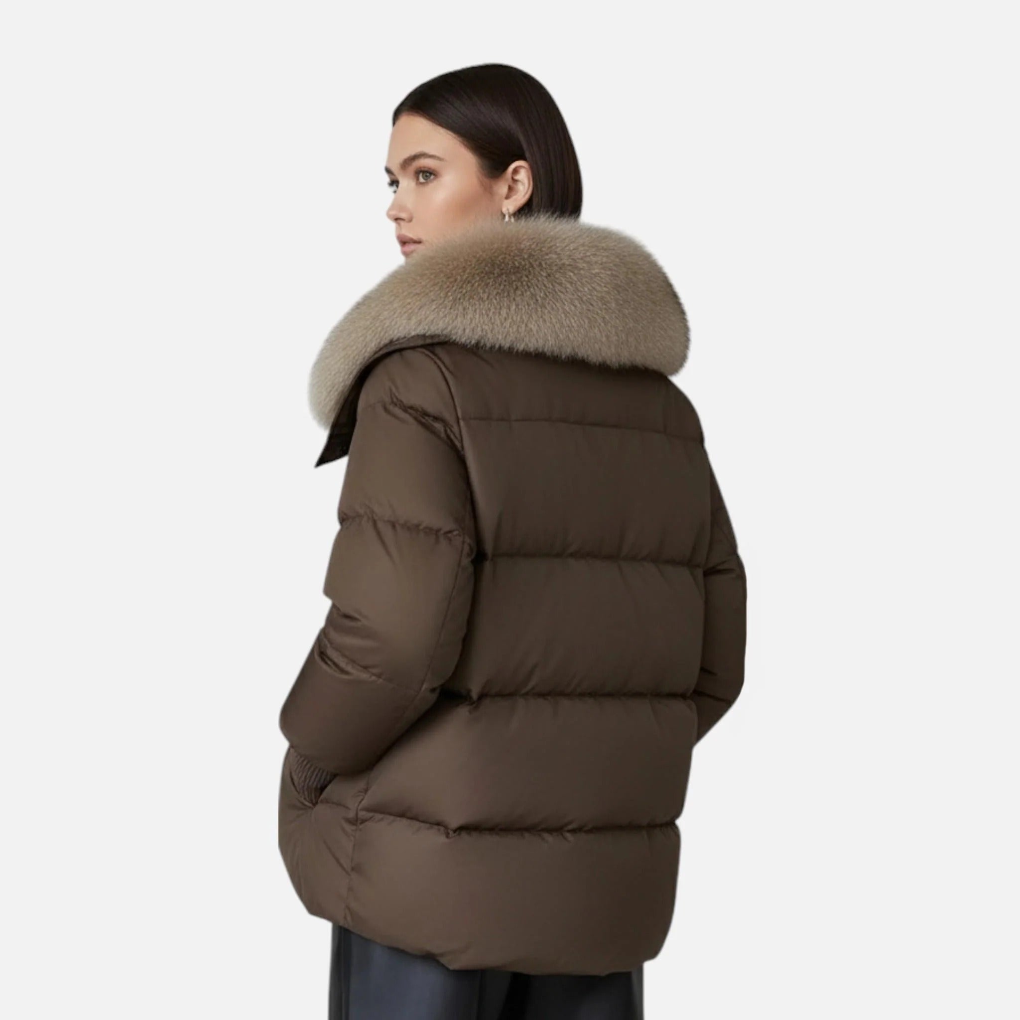 Westlyn™ | Women’s Luxury Fur-Collar Winter Puffer Coat