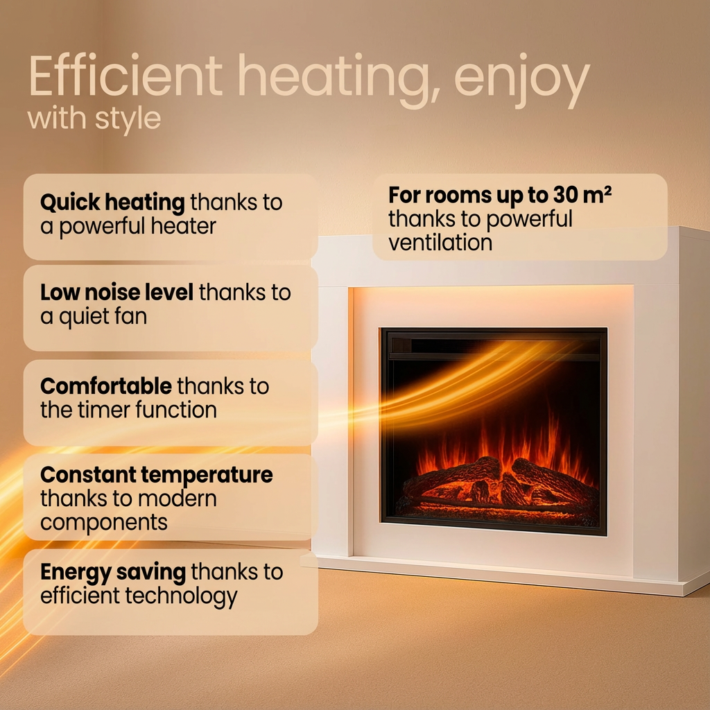 Chimenea eléctrica Glow™ 