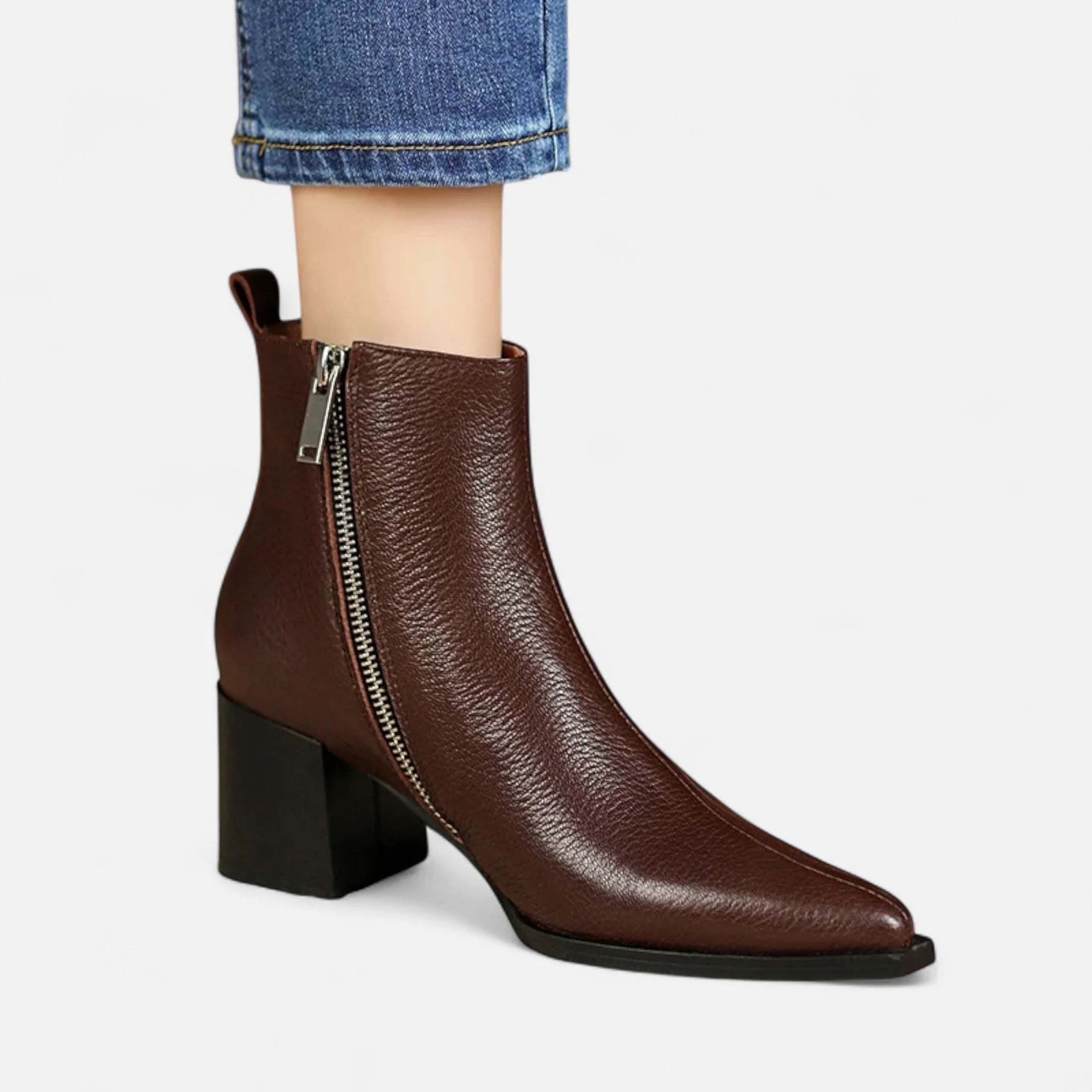Westlyn™ | Bottines Chelsea en cuir véritable pour femmes