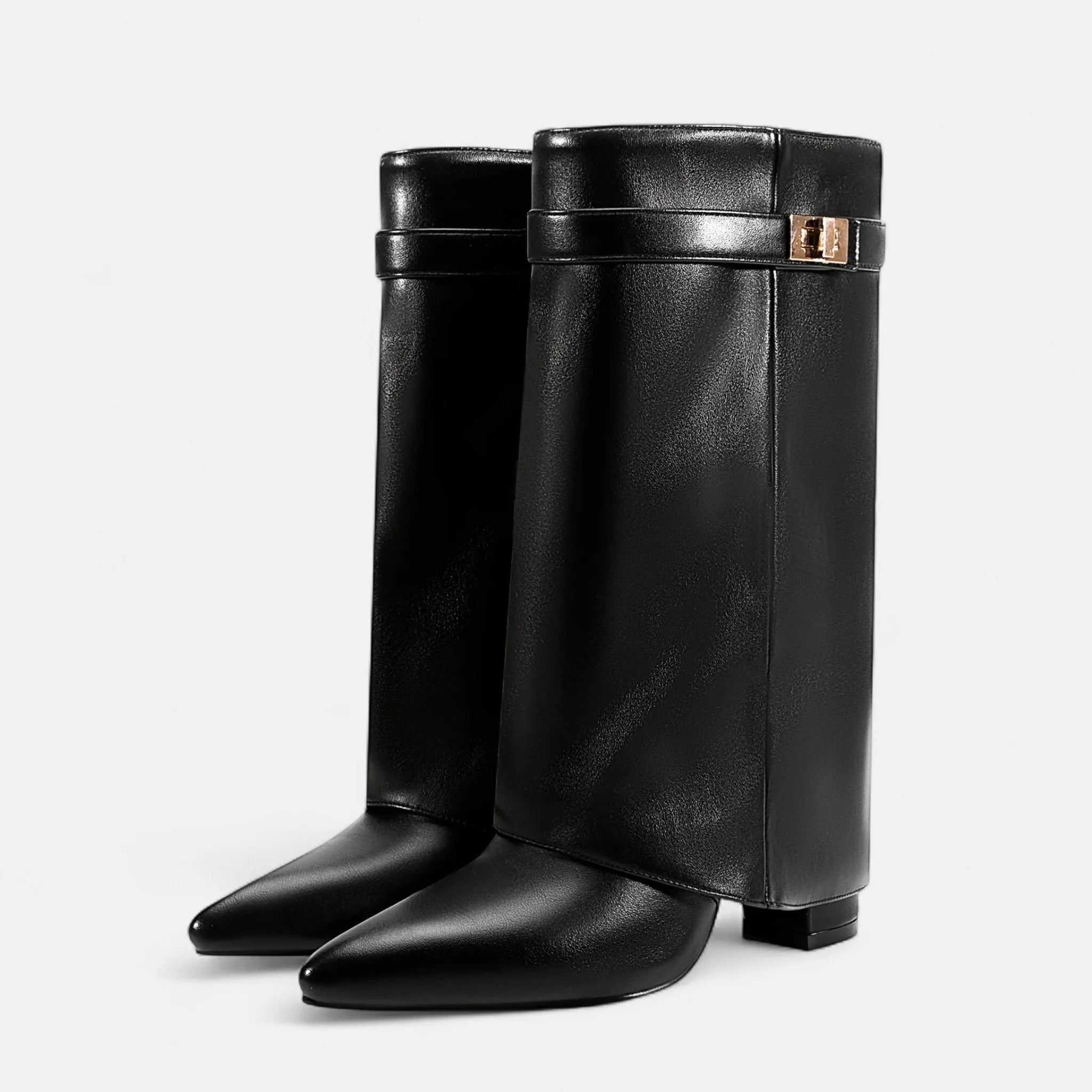 Westlyn™ | Bottes mi-mollet pointues à talons hauts pour femmes